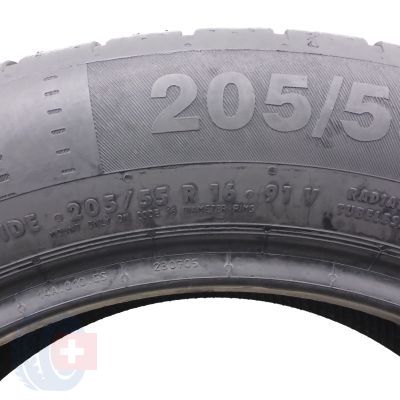 5. 2 x CONTINENTAL 205/55 R16 91V ContiEcoContact 5 Sommerreifen 2019 6.3-6.5mm