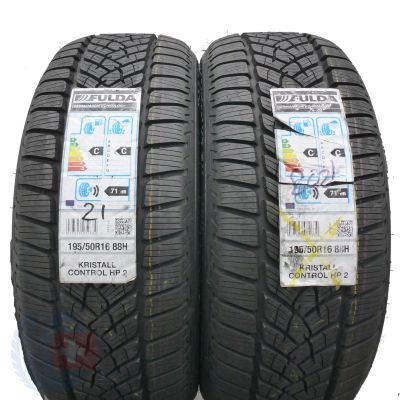 195 50 16 2x FULDA  195/50 R16 88H XL Kristall Control HP2 Winterreifen 2021 VOLL WIE NEU 