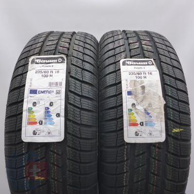 235 60 16 2x BARUM 235/60 R16 100H Polaris3 Winterreifen 2021 VOLL 235 60 16 2x BARUM 235/60 R16 100H Polaris3 Winterreifen 2021 VOLL