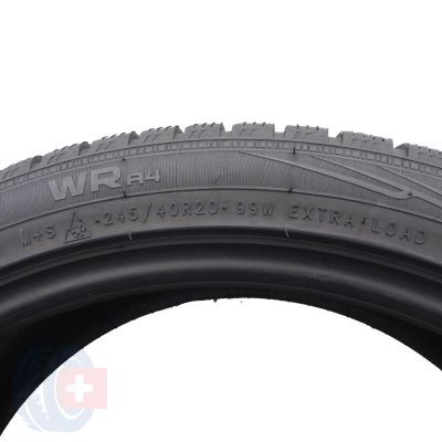 6. 245 40 20 4x NOKIAN 245/40 R20 99W XL WR A4 Winterreifen 2018 6,8-8mm 