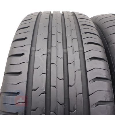 2. 2 x CONTINENTAL 195/55 R15 85V ContiEcoContact 5 Sommerreifen  2017/18 6-6.7mm