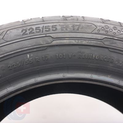 6. 225 55 17 2x CONTINENTAL 225/55 R17 101V XL ContiVanContact 200 Reinforced Sommerreifen 2020 VOLL WIE NEU