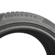 7. 4 x CONTINENTAL 225/45 R18 95V XL Contact TS 850 P Winterreifen 2015  7.5-8mm WIE NEU