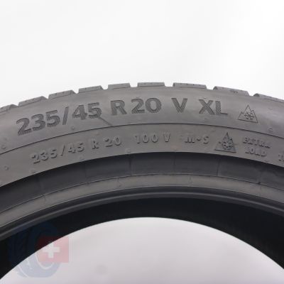 4.  235 45 20 1x CONTINENTAL 235/45 R20 100V XL WinterContact TS 870 P Winterreifen 2022 8mm