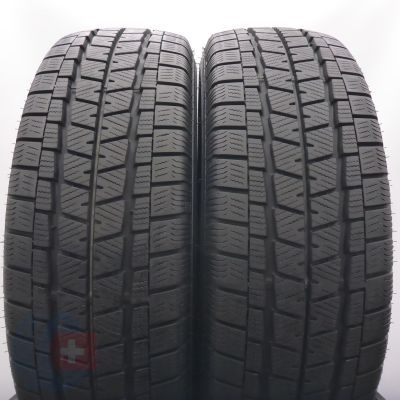 215 70 15C 2x FALKEN 215/70 R15C 109/107R Eurowinter VAN01 Winterreifen 2025 9,8-9,5mm WIE NEU 