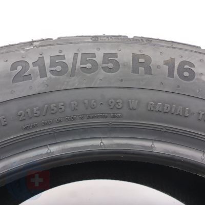 7. 215 55 16 4x CONTINENTAL 215/55 R16 93W ContiPremiumContact 5 Sommerreifen 2020 VOLL