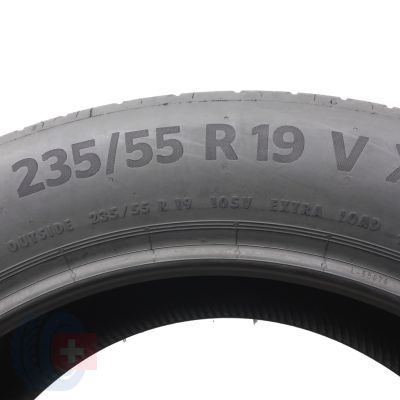 5. 4 x CONTINENTAL 235/55 R19 105V EcoContact 6 Sommerreifen 2020 WIE NEU VOLL