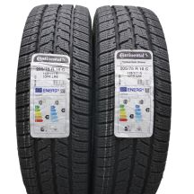 205 75 16C 2x CONTINENTAL 205/75 R16C 113/111R VanContact Winter Winterreifen 2023 VOLL WIE NEU